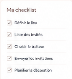 Checklist interactive — Event Kit DigiDek